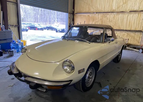 1973 Alfa Romeo Spider из США, поврежденный, VIN 30416810000000000